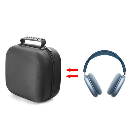 Shockproof Storage Handbag Dust-Resistant Protective Carrying Case for Airpods Max Wireless Headphones(Black)-garmade.com