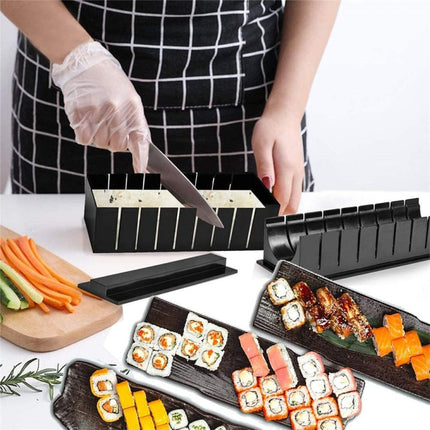 11 in 1 Sushi Mold With Sushi Knife Rice Ball Mold DIY Home Creative Sushi Roll Set-garmade.com