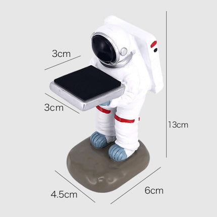 Watch Shelf Support Decorative Ornaments Watch Storage Box Display Stand, Item No.: Large Astronaut + Wood Color Cover-garmade.com
