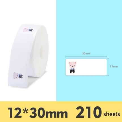 Thermal Label Paper Commodity Price Label Household Label Sticker for NIIMBOT D11(Baby Bear)-garmade.com