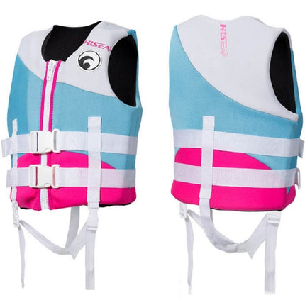 HiSEA L002 Foam Buoyancy Vests Flood Protection Drifting Fishing Surfing Life Jackets for Children, Size: S(Blue Red)-garmade.com