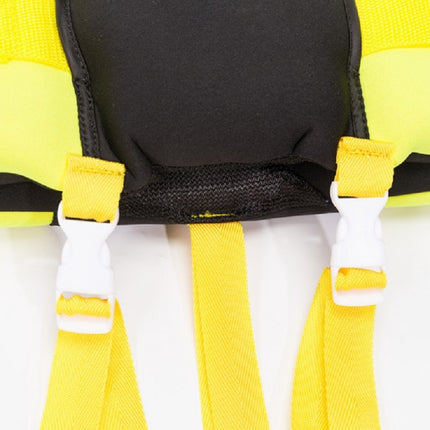 HiSEA L002 Foam Buoyancy Vests Flood Protection Drifting Fishing Surfing Life Jackets for Children, Size: M(Black Yellow)-garmade.com