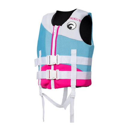 HiSEA L002 Foam Buoyancy Vests Flood Protection Drifting Fishing Surfing Life Jackets for Children, Size: M(Blue Red)-garmade.com