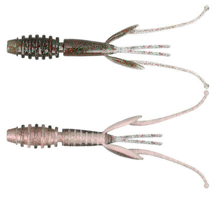 2 Bags Salted Shrimp Type Fishy Lure Soft Bait Soft 88mm/2.2g (12pcs/bag)(SL-2006-A)-garmade.com