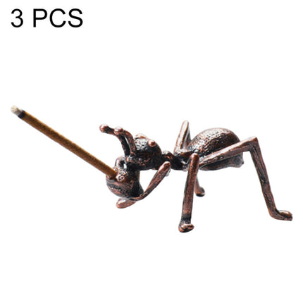 3 PCS Alloy Ant Incense Plug Mini Line Incense Plug Small Decoration Accessories Line Incense Small Incense Burner, Size: 2.2x5 cm-garmade.com