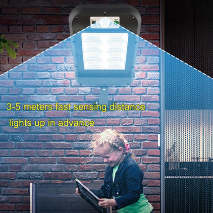 Solar Wall Light Outdoor Waterproof Human Body Induction Garden Lighting Household Street Light 8 x 16LED With Remote Control-garmade.com
