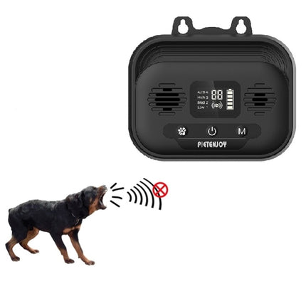 Pet Products Ultrasonic Bark Stopper Dog Trainer Indoor And Outdoor Dog Repeller, Specification: Black Smart Edition-garmade.com