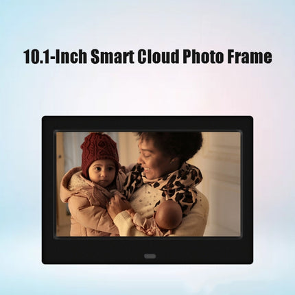 YHX15 10.1 inch Smart Cloud Photo Frame WiFi Electronic Digital Album, US / EU / UK Plug(Black)-garmade.com