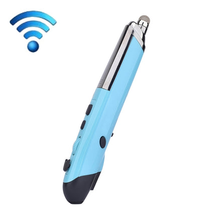 PR-08 1600DPI 6 Keys 2.4G Wireless Electronic Whiteboard Pen Multi-Function Pen Mouse PPT Flip Pen(Blue)-garmade.com