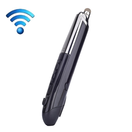 PR-08 1600DPI 6 Keys 2.4G Wireless Electronic Whiteboard Pen Multi-Function Pen Mouse PPT Flip Pen(Black)-garmade.com
