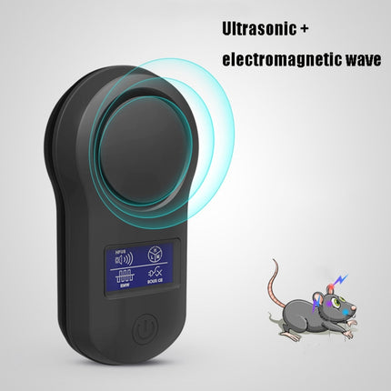 BG-305 Display Ultrasonic Insect Repellent, Product specifications: AU Plug(Black)-garmade.com