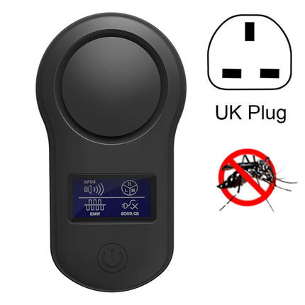 BG-305 Display Ultrasonic Insect Repellent, Product specifications: UK Plug(Black)-garmade.com