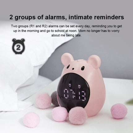 Elf Mouse Alarm Clock Countdown Learning Time Management Student And Child Cartoon Clock(Blue)-garmade.com