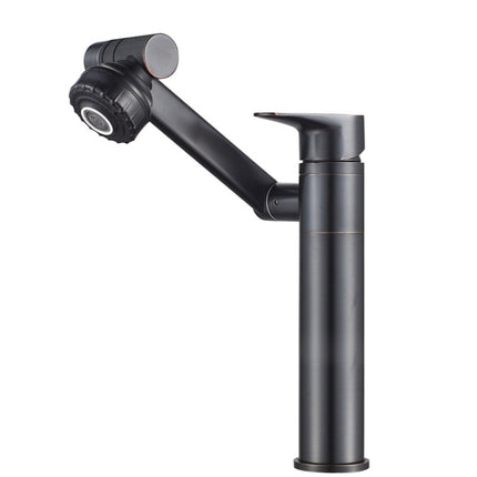 Universal Swivel Faucet Bathroom Hot & Cold Dual-Out Mode Faucet, Specification: High HT-99528-1-garmade.com