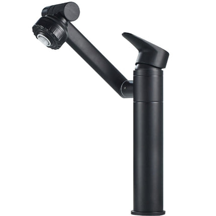 Universal Swivel Faucet Bathroom Hot & Cold Dual-Out Mode Faucet, Specification: High HT-90560-1-garmade.com
