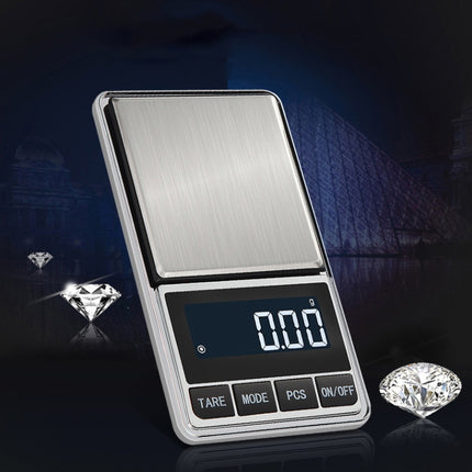 Kitchen Stainless Steel Mini Portable Scale High Precision Jewelry Scale Electronic Scale, Specification: 100g/0.01g-garmade.com