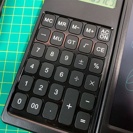 Writing Pad Calculator Business Notepad Innovative Writing Pad, Style: Button Battery-garmade.com
