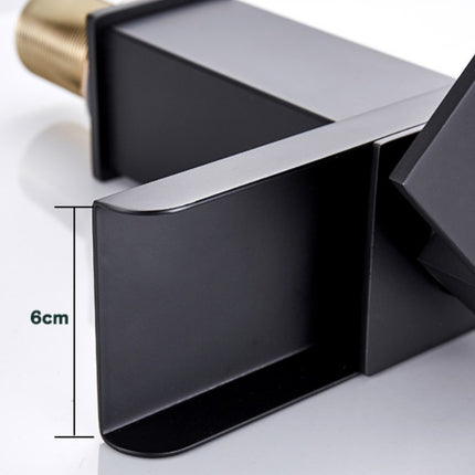 Bathroom Wide Mouth Faucet Square Sink Single Hole Basin Faucet, Specification: HT-81566 Wide-mouth Short Type-garmade.com