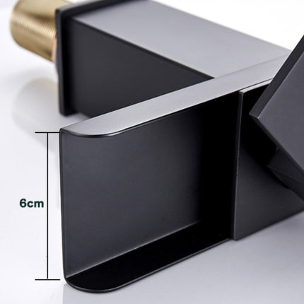 Bathroom Wide Mouth Faucet Square Sink Single Hole Basin Faucet, Specification: HT-81567 Wide Mouth High Type-garmade.com