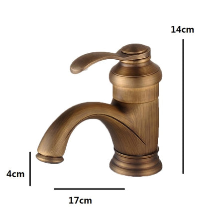 Bathroom All-Brass Faucet Mixed Water Basin Faucet-garmade.com