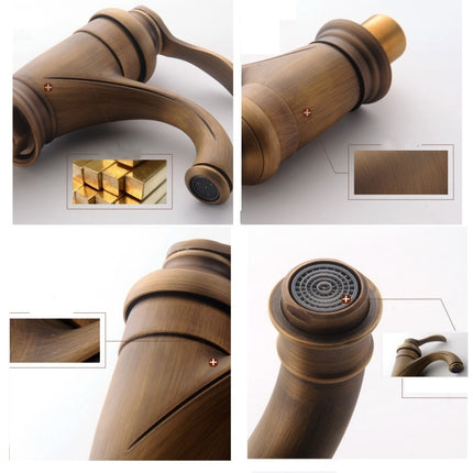 Bathroom All-Brass Faucet Mixed Water Basin Faucet-garmade.com