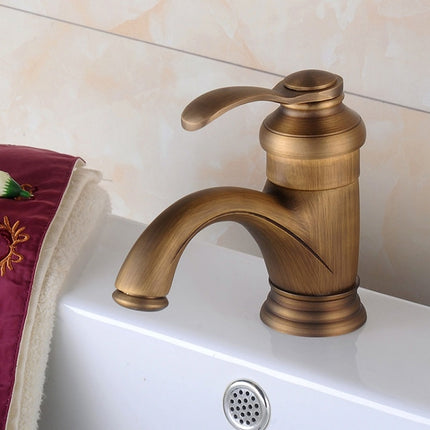 Bathroom All-Brass Faucet Mixed Water Basin Faucet-garmade.com