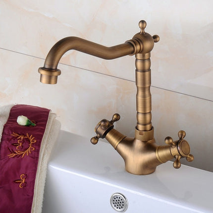 Basin Rotatable Faucet Single Hole Hot And Cold Copper Faucet-garmade.com