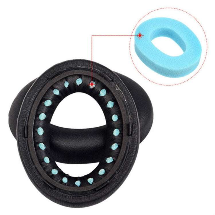 A Pair For BOSE NC700 Headset Earmuffs Headset Sponge Sleeve(Black Earphone Cover + Cushion)-garmade.com