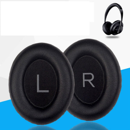 A Pair For BOSE NC700 Headset Earmuffs Headset Sponge Sleeve(Black Earphone Cover + Cushion)-garmade.com