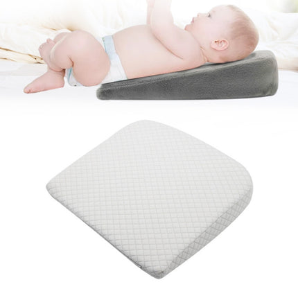 Memory Foam Infant Triangle Slope Cushion Pregnant Women Newborn Nursing Pillow, Colour: Diamond Lattice White-garmade.com