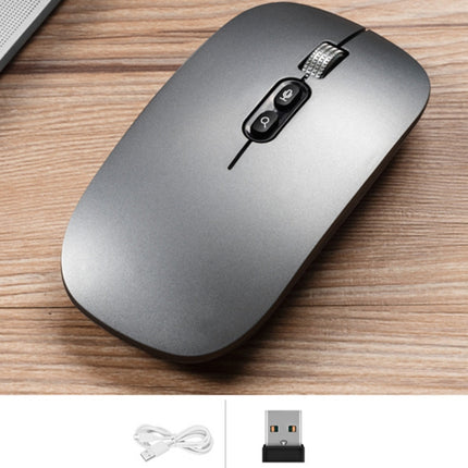 M103 1600DPI 5 Keys 2.4G Wireless Mouse Charging Ai Intelligent Voice Office Mouse, Support 28 Languages(Grey)-garmade.com