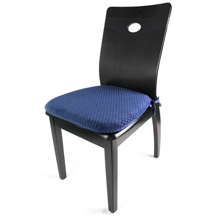 Memory Foam Thicken Stool Cushion Sofa Window Sill Bay Window Seat Cushion, Colour: Dot Bandage (Navy Blue)-garmade.com