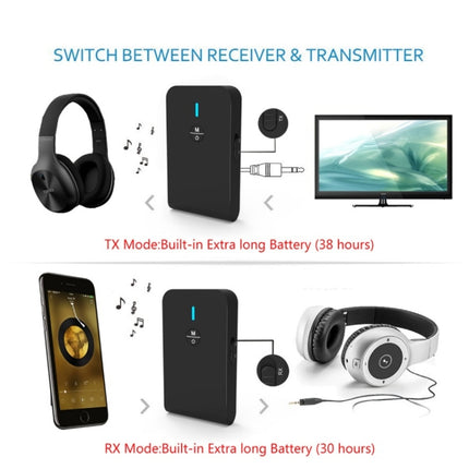 BT-6 2 In 1 Receiver & Transmitter Bluetooth 5.0 Audio Adapter-garmade.com