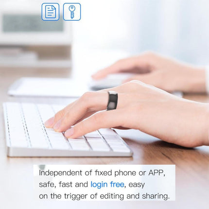 JAKCOM R4 Smart Ring Multifunctional Lord Of The Rings for Apple & Android(Number 9)-garmade.com