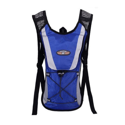 Outdoor Sports Mountaineering Cycling Backpack Water Bottle Breathable Vest(Blue)-garmade.com