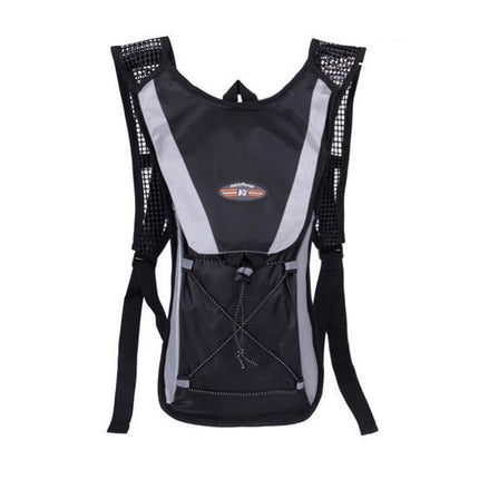 Outdoor Sports Mountaineering Cycling Backpack Water Bottle Breathable Vest(Black)-garmade.com