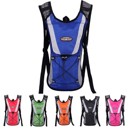 Outdoor Sports Mountaineering Cycling Backpack Water Bottle Breathable Vest(Orange)-garmade.com