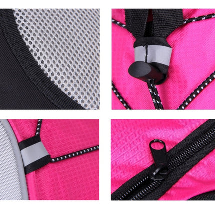 Outdoor Sports Mountaineering Cycling Backpack Water Bottle Breathable Vest(Pink)-garmade.com