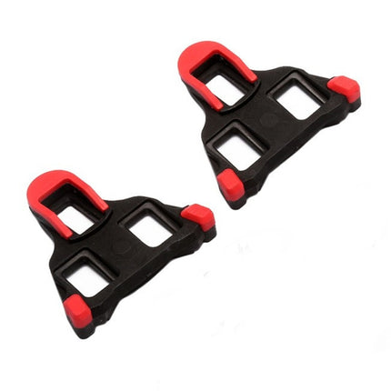 3 Set Bicycle Splint Set 6 Degrees Road Lock Plate Special For Road Bike Shoes(Red)-garmade.com