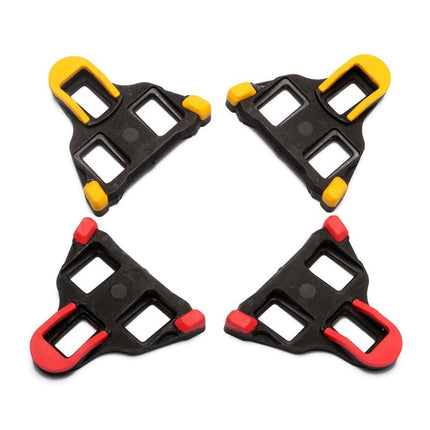 3 Set Bicycle Splint Set 6 Degrees Road Lock Plate Special For Road Bike Shoes(Yellow)-garmade.com