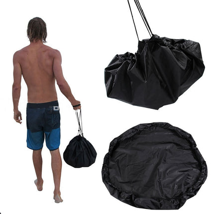 Beach Swimming Clothes Storage Bag Wetsuit Beach Surfing Suit Waterproof Storage Cover, Size: 90CM-garmade.com