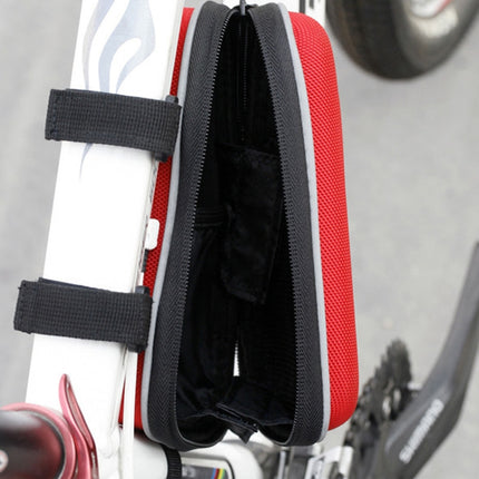 CBR EVA Hard Shell Bag Mountain Bike Bicycle Triangle Bag Saddle Bag(Gray)-garmade.com