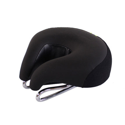 Bicycles Soft Saddle Mountain Bikes Thick Shock Absorption & Comfortable Seat Accessories(Black)-garmade.com