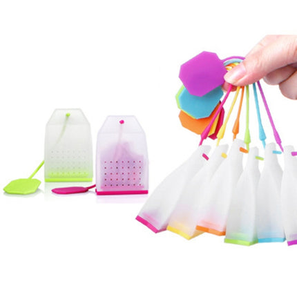3 PCS Food-grade Silicone Tea Bags Colorful Style Tea Strainers Herbal Tea Infusers Filters Scented Tea Tools Random Color Delivery-garmade.com