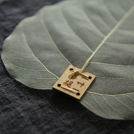 Creative Personality Natural Bodhi Leaf Filter Tea Leak, Specification:Bodhi Leaf-garmade.com