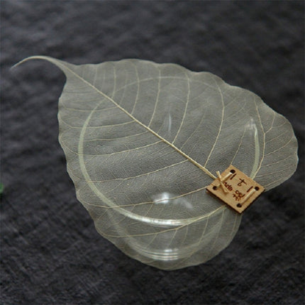 Creative Personality Natural Bodhi Leaf Filter Tea Leak, Specification:Bodhi Leaf-garmade.com