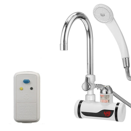 Kitchen Instant Electric Hot Water Faucet Hot & Cold Water Heater CN Plug Specification: With Shower Side Water Inlet-garmade.com