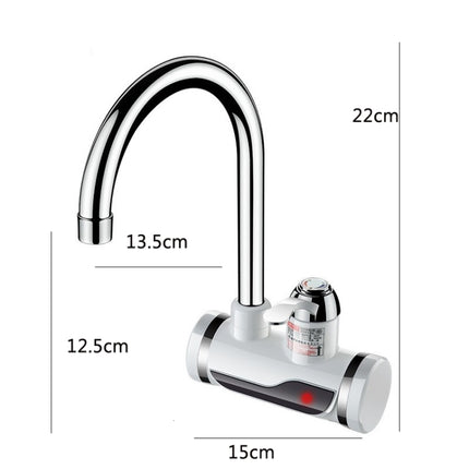 Kitchen Instant Electric Hot Water Faucet Hot & Cold Water Heater CN Plug Specification: With Shower Side Water Inlet-garmade.com