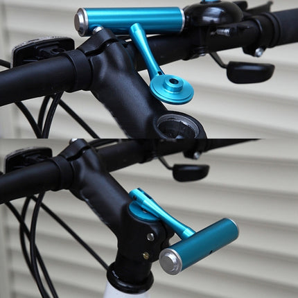 Road Bike T-Handle Mountain Bike Aluminum Alloy Extension Frame Lamp Clip Fixing Seat Extension Frame(Black)-garmade.com