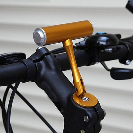 Road Bike T-Handle Mountain Bike Aluminum Alloy Extension Frame Lamp Clip Fixing Seat Extension Frame(Yellow)-garmade.com